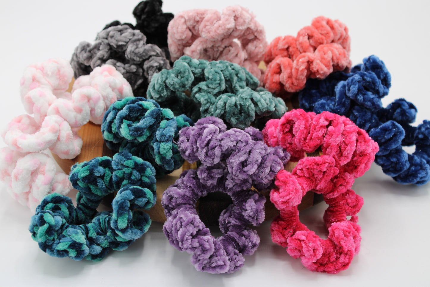 Crochet - Soft Hair Scrunchies