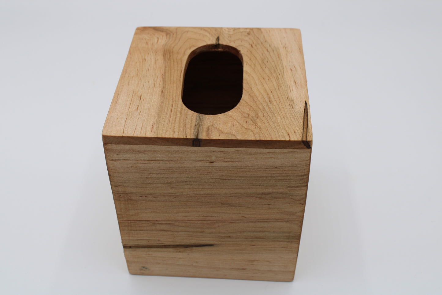Hardwood Tissue Box Holder #122