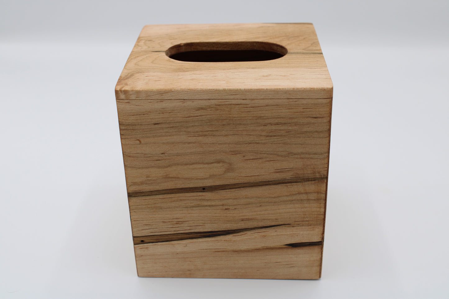 Hardwood Tissue Box Holder #122