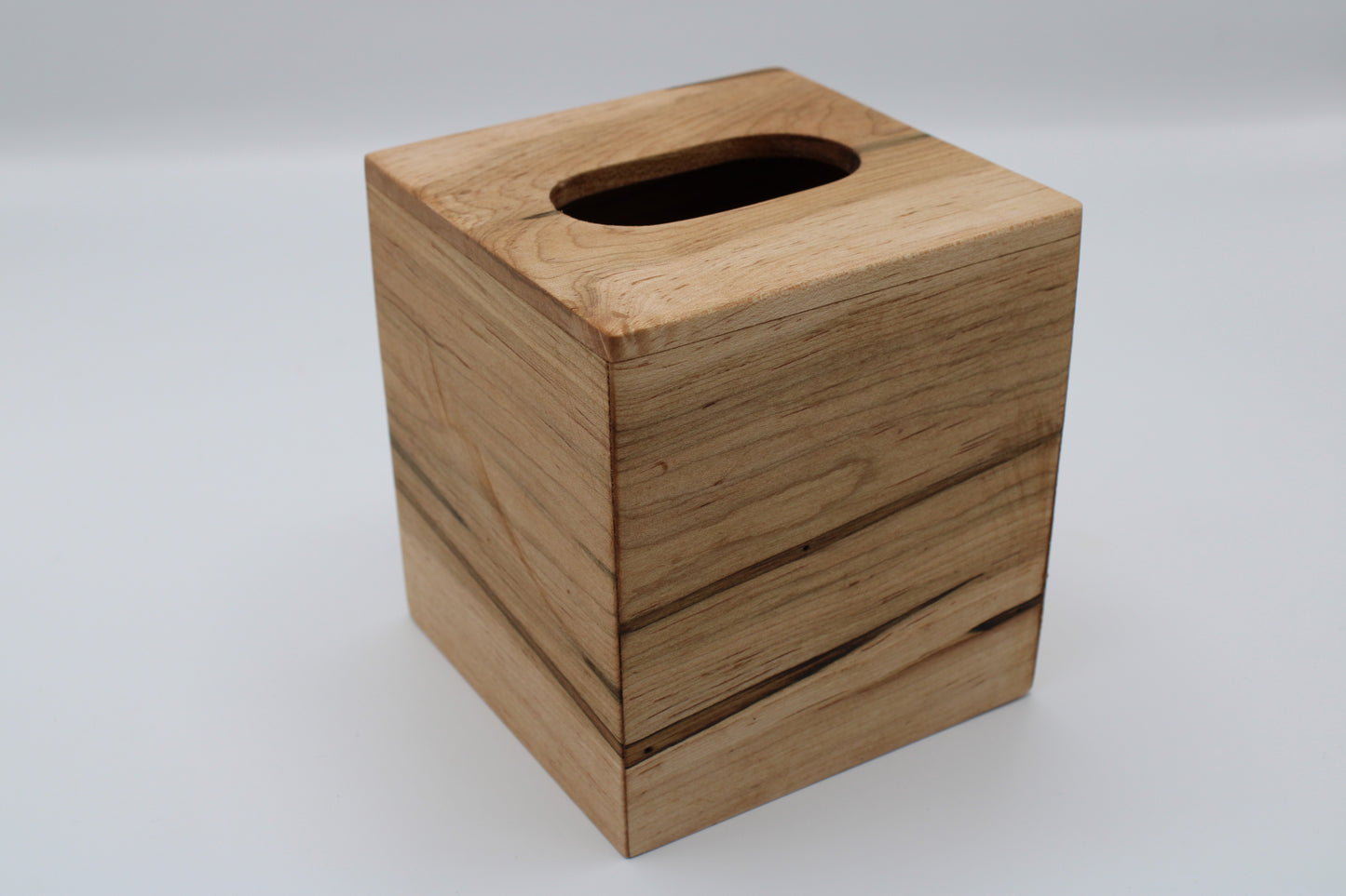 Hardwood Tissue Box Holder #122