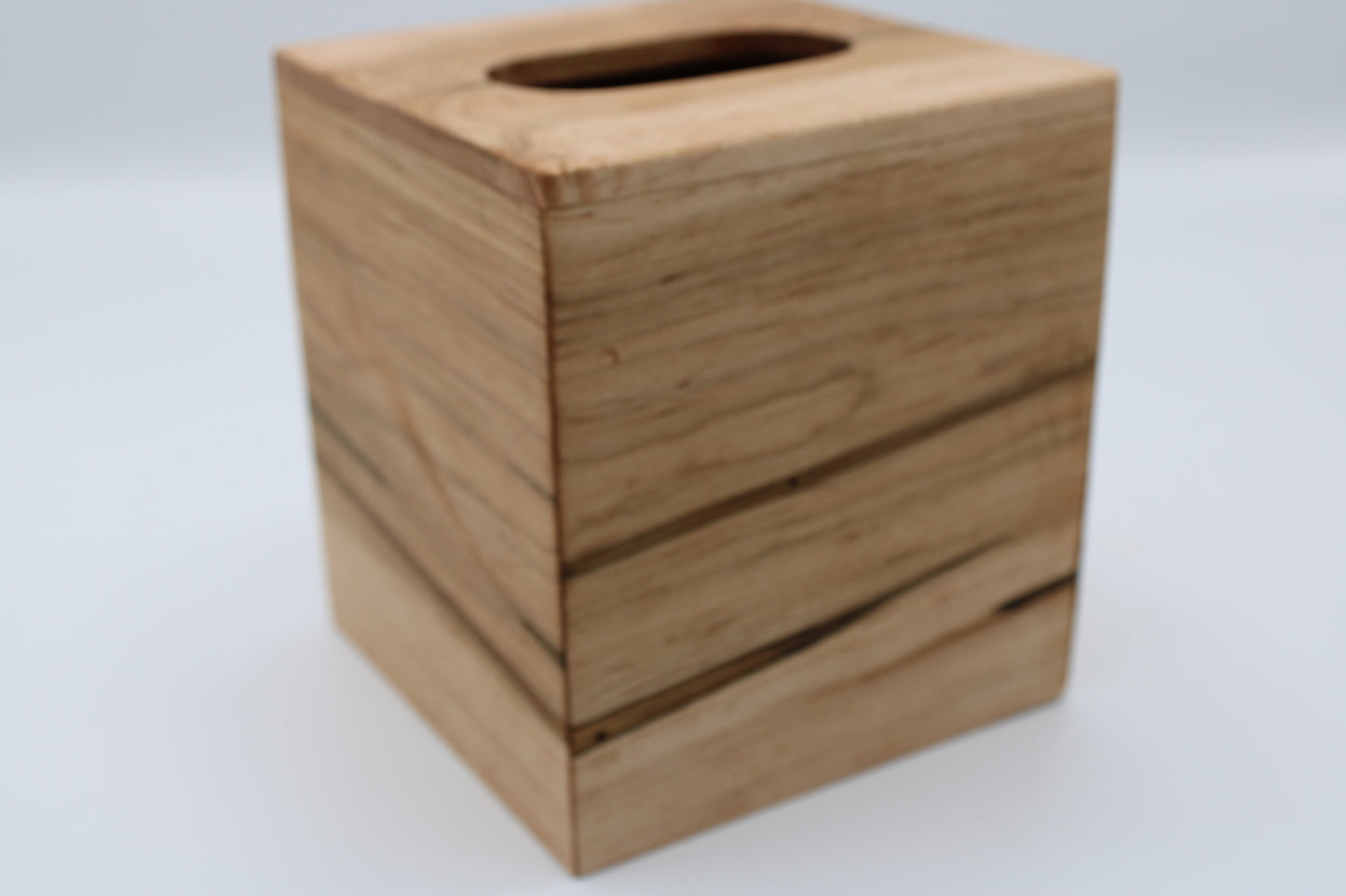 Hardwood Tissue Box Holder #122