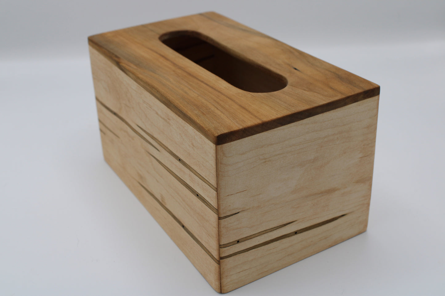 Hardwood Tissue Box Holder #121