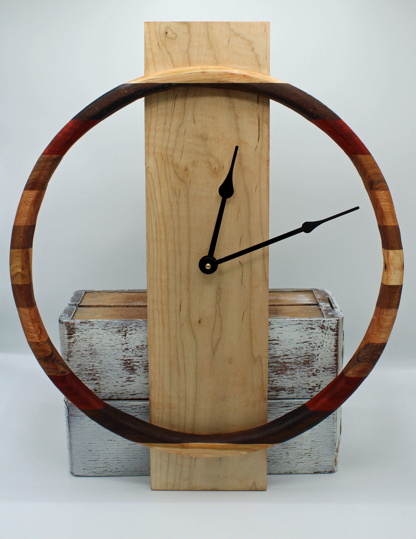 Hardwood Clock #117
