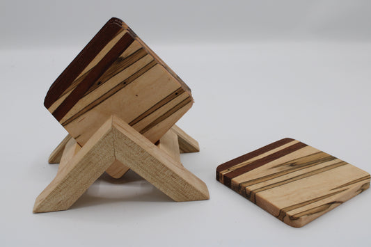 Hardwood Coasters #137