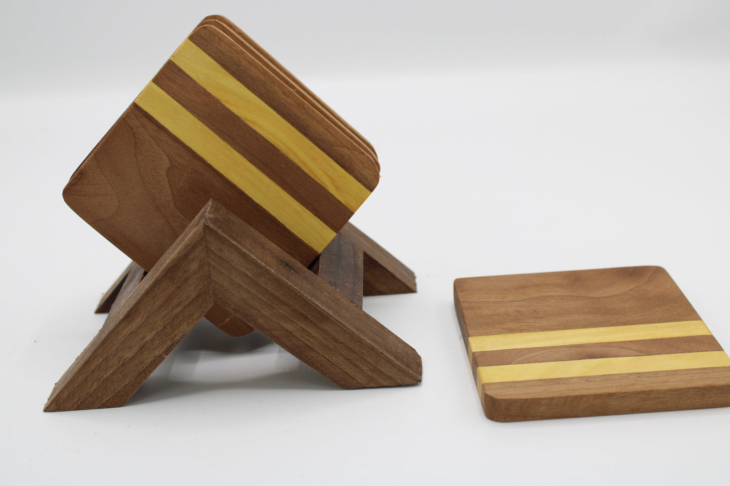 Hardwood Coasters #136