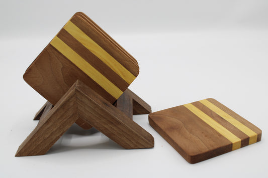 Hardwood Coasters #136