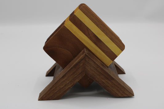 Hardwood Coasters #136