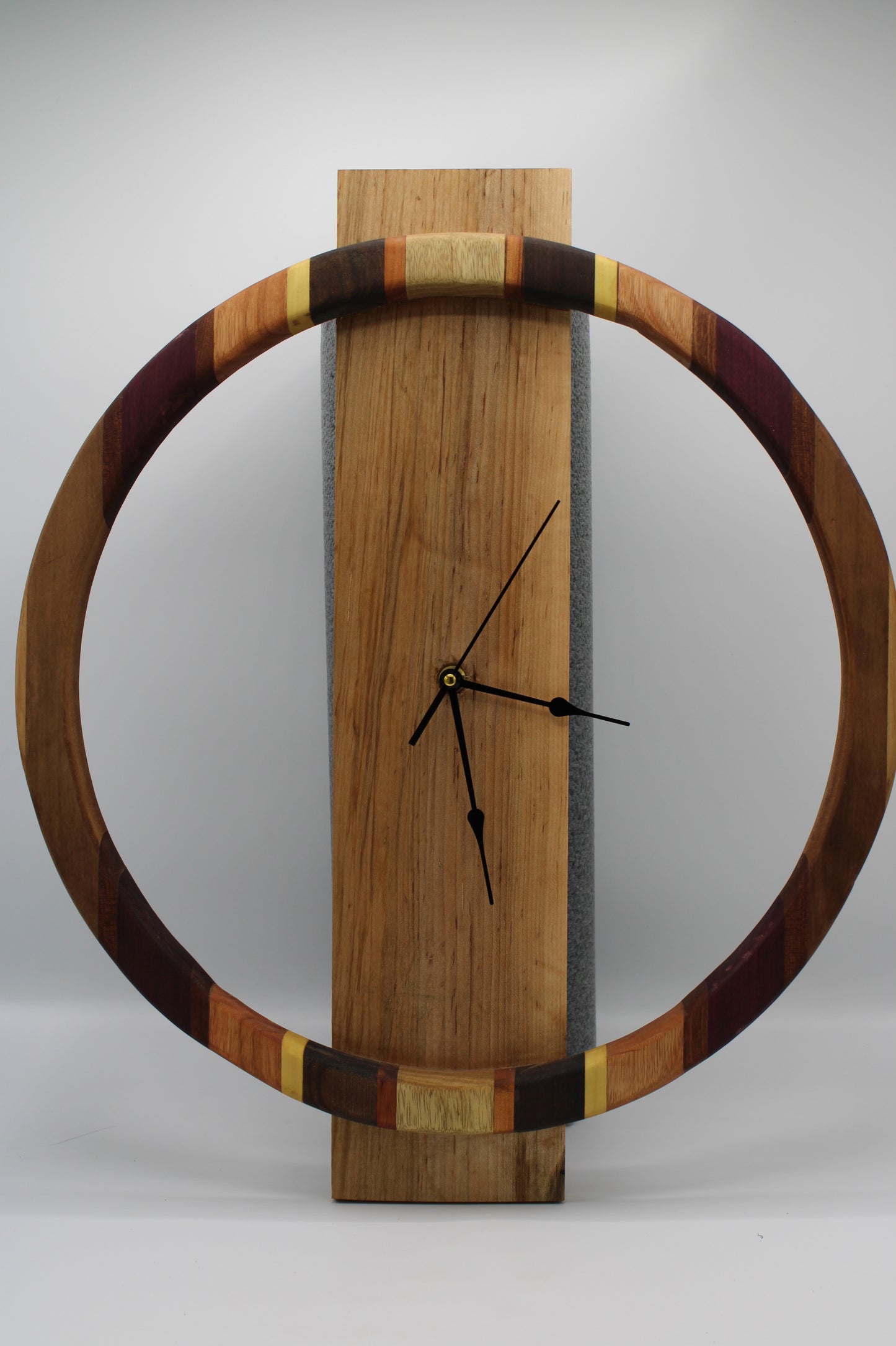 Hardwood Clock #154