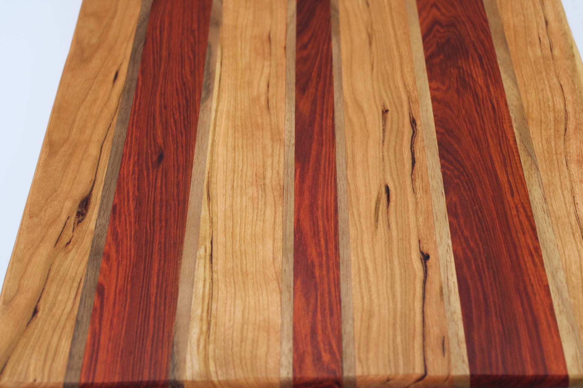 Design #021 wood used Tigerwood, Walnut and Sapele 15.75x11.25x1