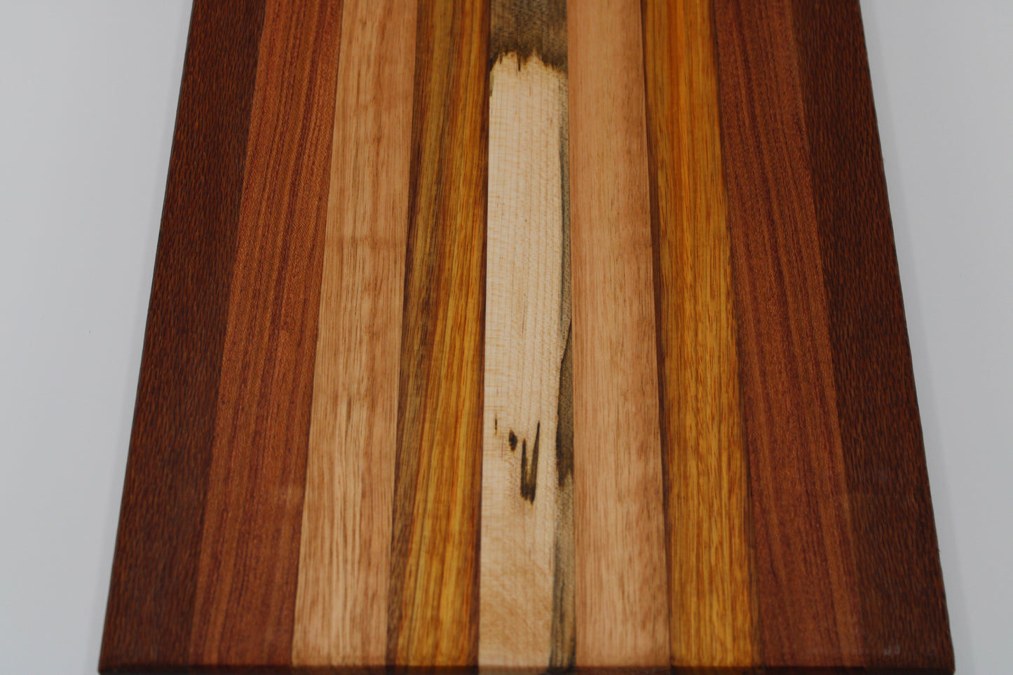 Design #024 wood used Leopardwood, Bubinga, Red Grandis, Canarywood, Wormy Red Maple 12.75x8.5x1.12