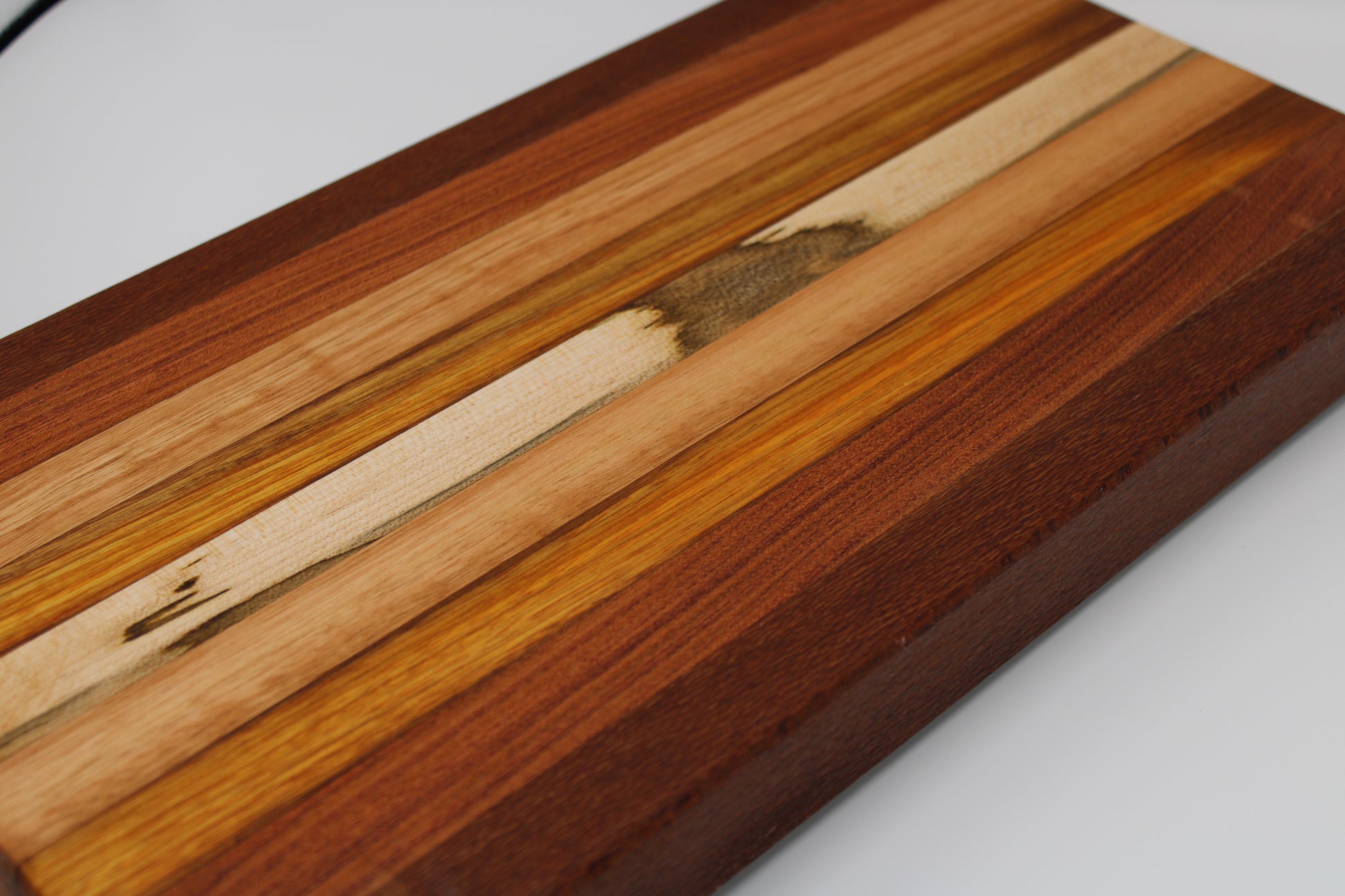 Design #024 wood used Leopardwood, Bubinga, Red Grandis, Canarywood, Wormy Red Maple 12.75x8.5x1.12