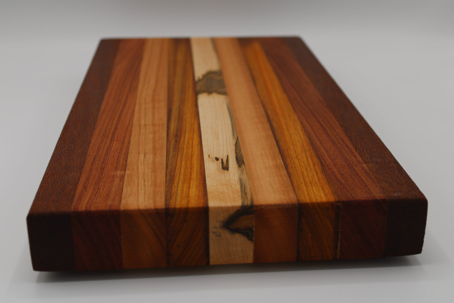 Design #024 wood used Leopardwood, Bubinga, Red Grandis, Canarywood, Wormy Red Maple 12.75x8.5x1.12