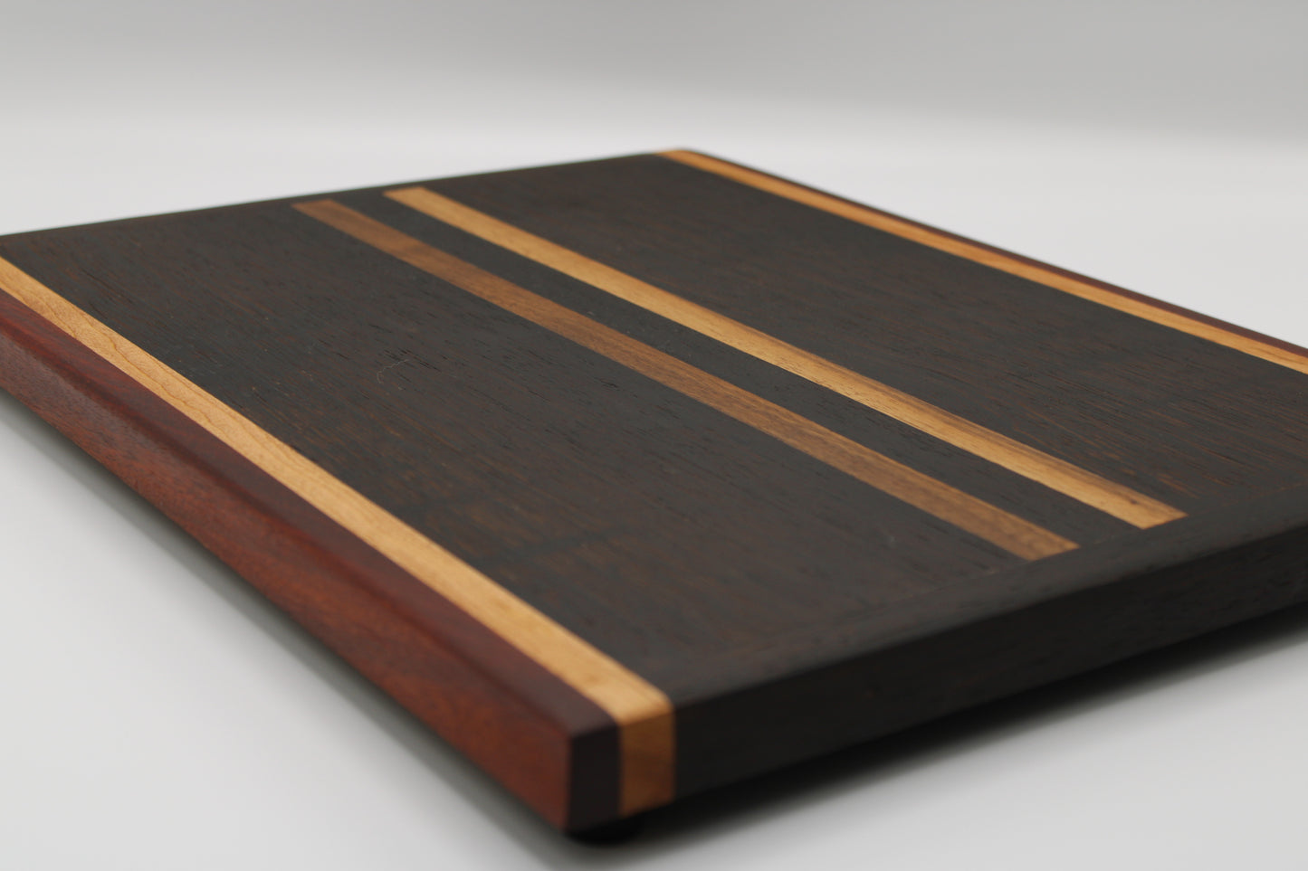 Design #015 wood used Cherry, Bloodwood, Wenge and Walnut 16x12.25x1