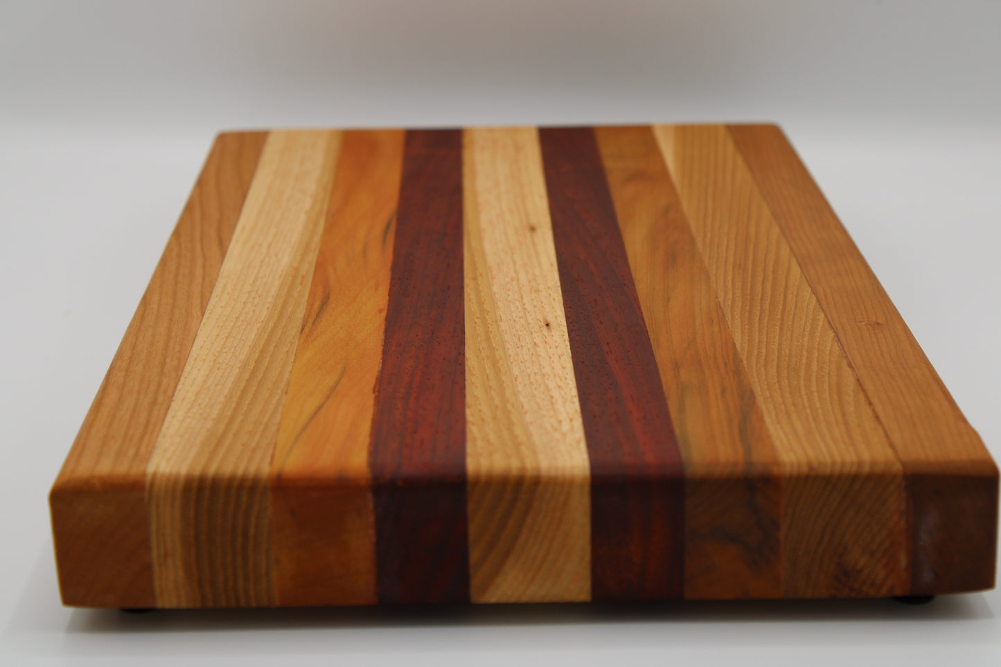 Design #040 wood used Cherry, Padauk, Yellowheart and Hickory 16x19x1.25