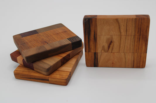 Hardwood Coasters #17