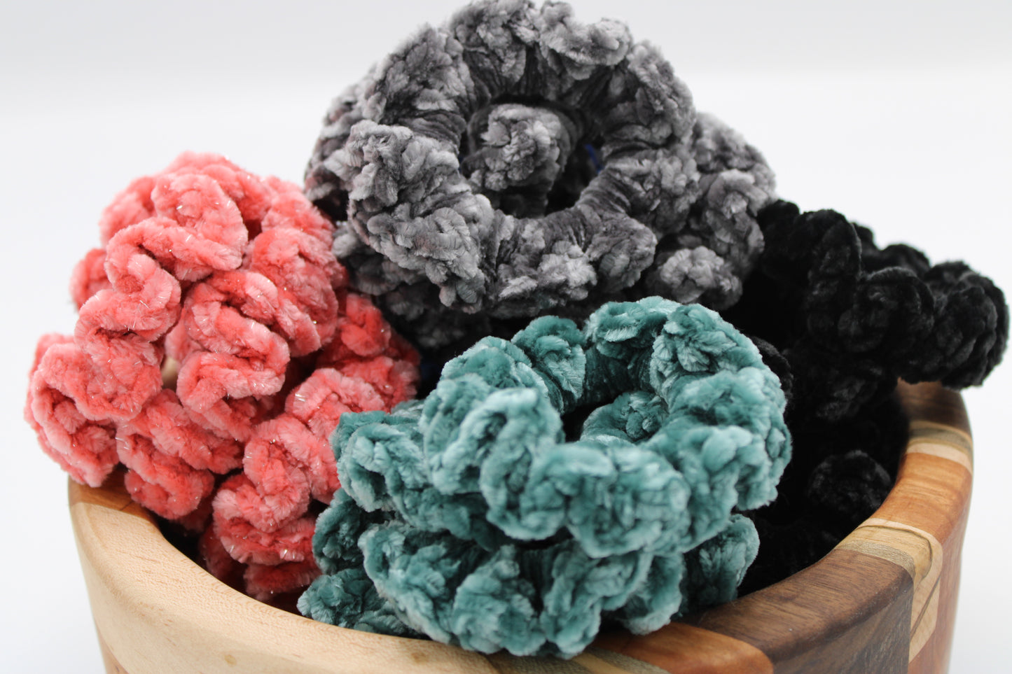 Crochet - Velvet Hair Ties