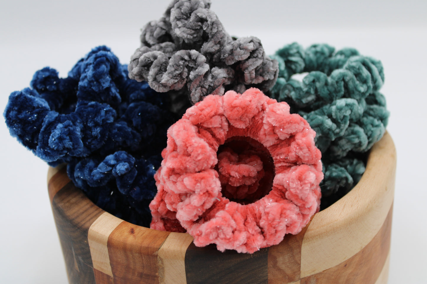 Crochet - Velvet Hair Ties