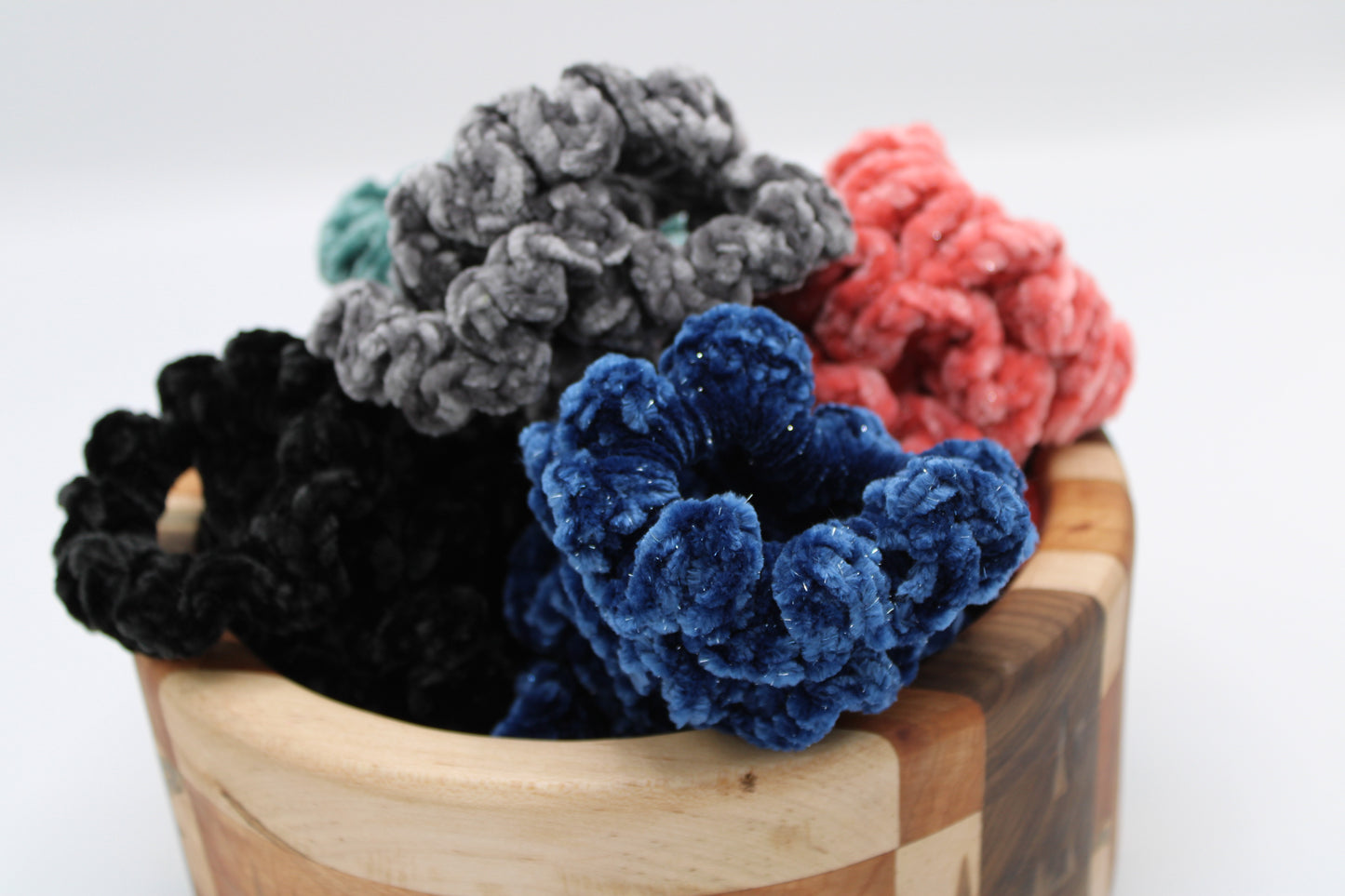 Crochet - Velvet Hair Ties