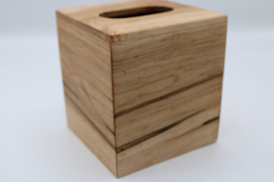 Hardwood Tissue Box Holder #122