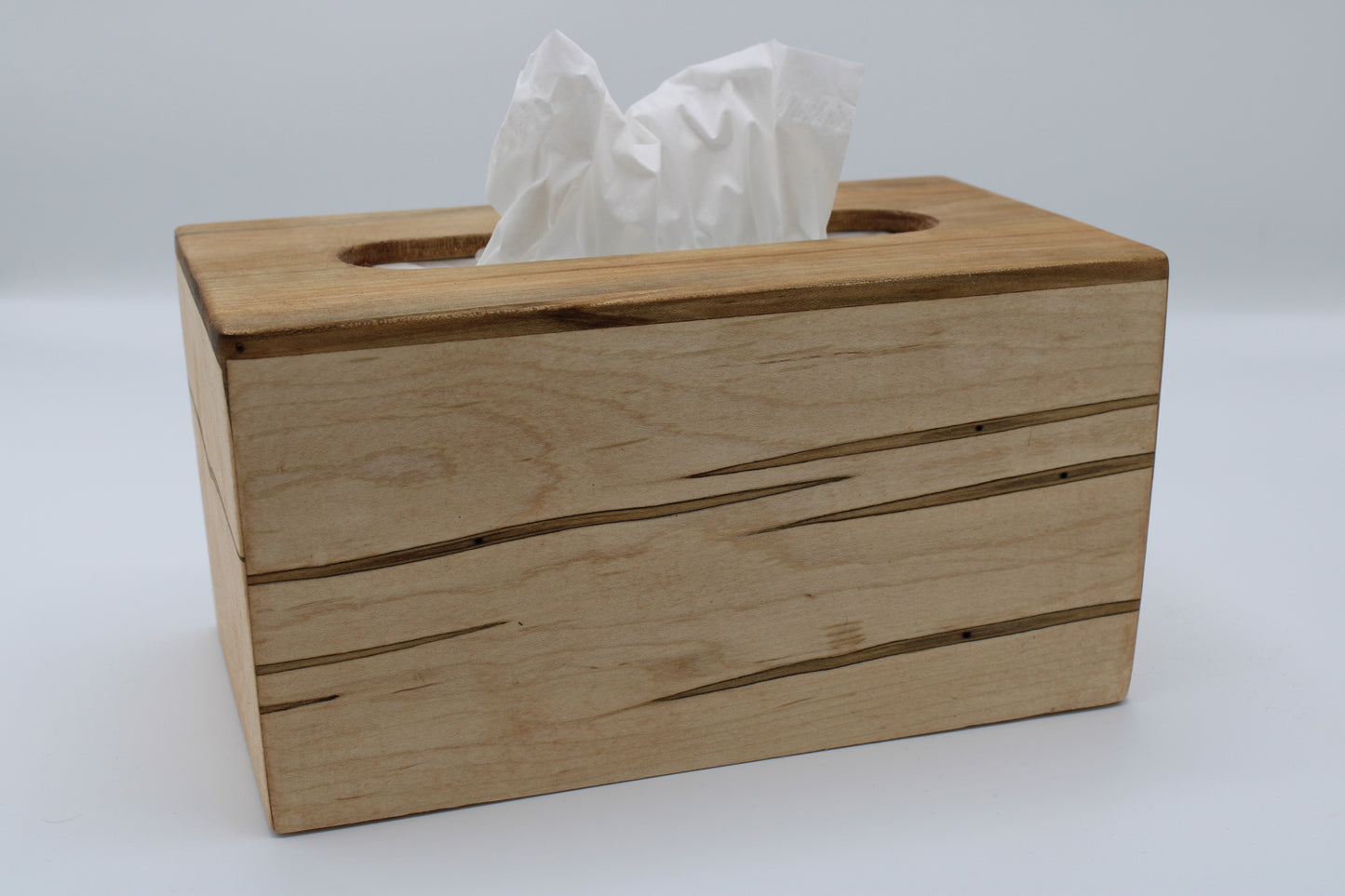 Hardwood Tissue Box Holder #121