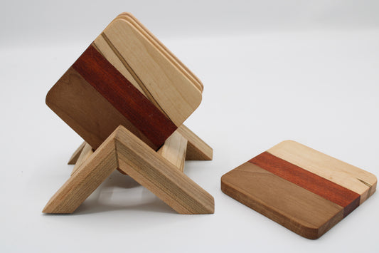 Hardwood Coasters #138
