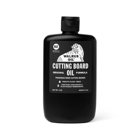 Graphic of Walrus Oil brand Cutting Board Oil